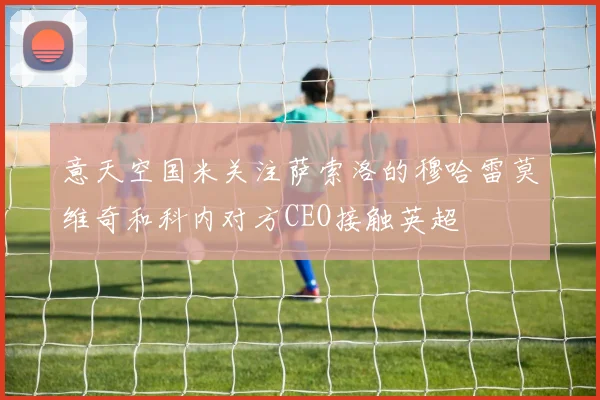 意天空国米关注萨索洛的穆哈雷莫维奇和科内对方CEO接触英超